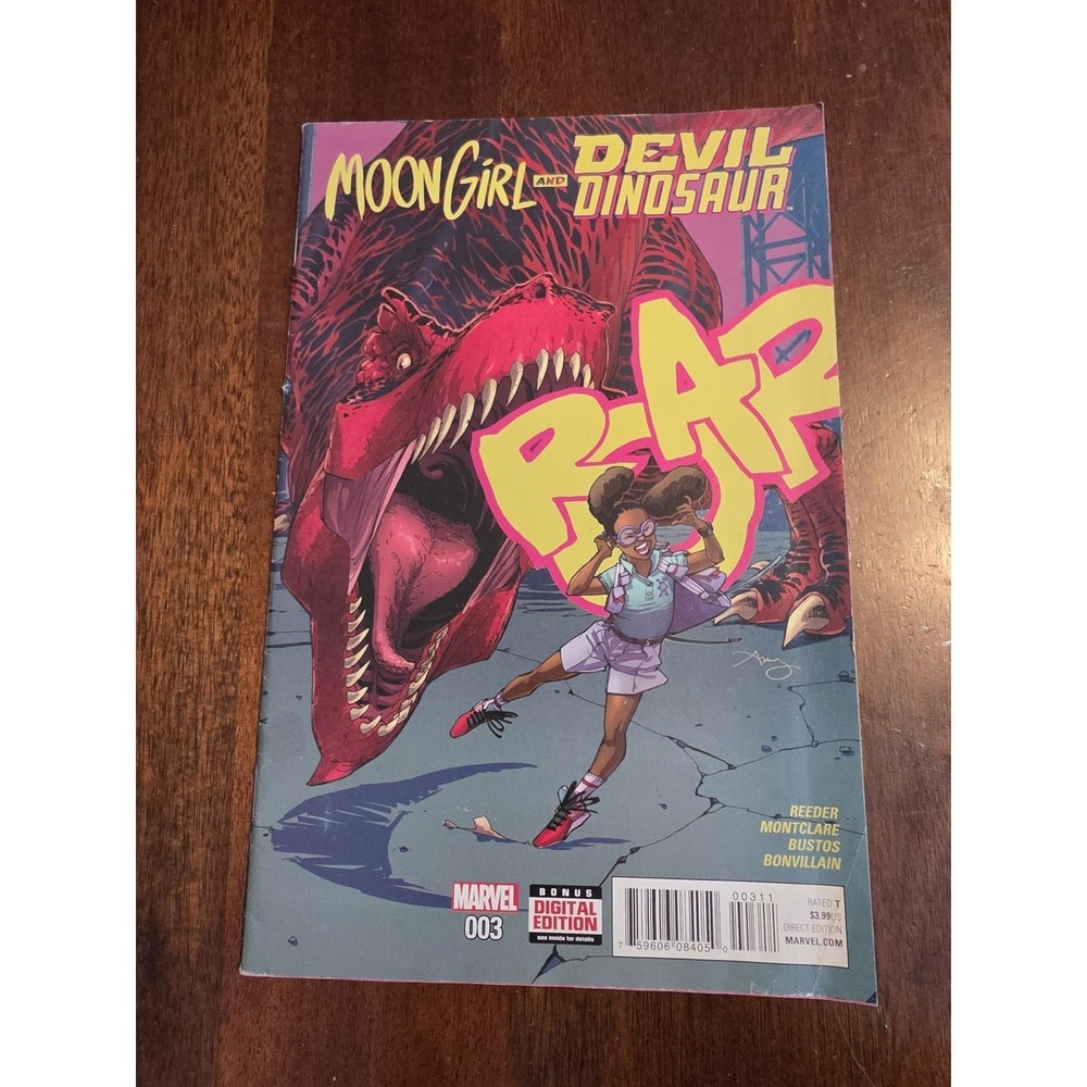 Marvel Moon Girl and Devil Dinosaur #3 Comic Book Superhero Very Good
